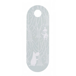 Moomin Chop and Serve Board Birch Veneer in the Woods 15 x 44 cm