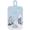 Moomin Chop and Serve Board Birch Veneer Snowy Valley 23 x 44 cm