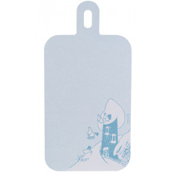 Moomin Chop and Serve Board Birch Veneer Snowy Valley 23 x 44 cm