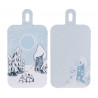 Moomin Chop and Serve Board Birch Veneer Snowy Valley 23 x 44 cm