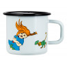 Pippi Enamel Mug 0.37 L the Strongest Girl in the World