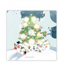 Moomin Paper Napkins Christmas Tree 33 x 33 cm, 20 pcs Optodesign
