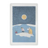 Moomin Snow Moonlight Kitchen Tea Towel Winter 2021 50 x 70 cm