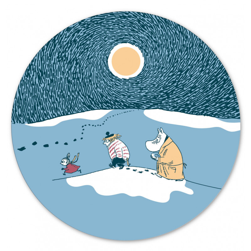Moomin Pot Coaster Snow Moonlight Winter 2021 21 cm