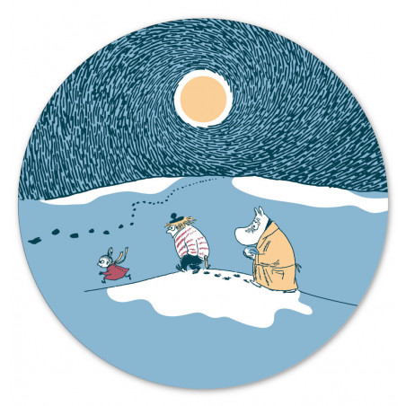 Moomin Pot Coaster Snow Moonlight Winter 2021 21 cm
