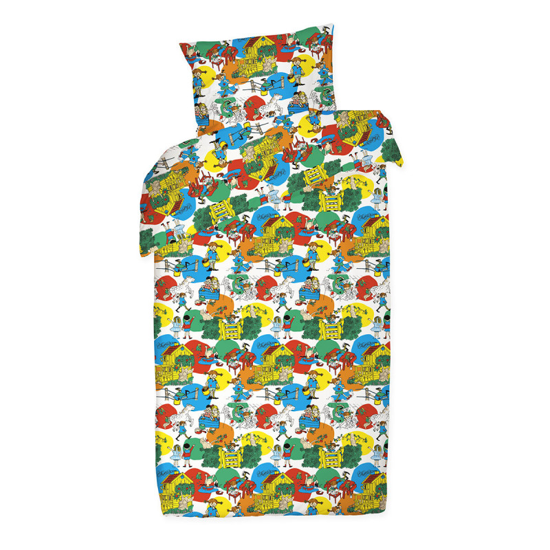 Pippi Longstocking in Villekulla Duvet Cover Pillowcase 150 x 210 cm