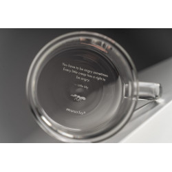 Moomin Borosilicate Glass Mug Little My 0.35 L Clear