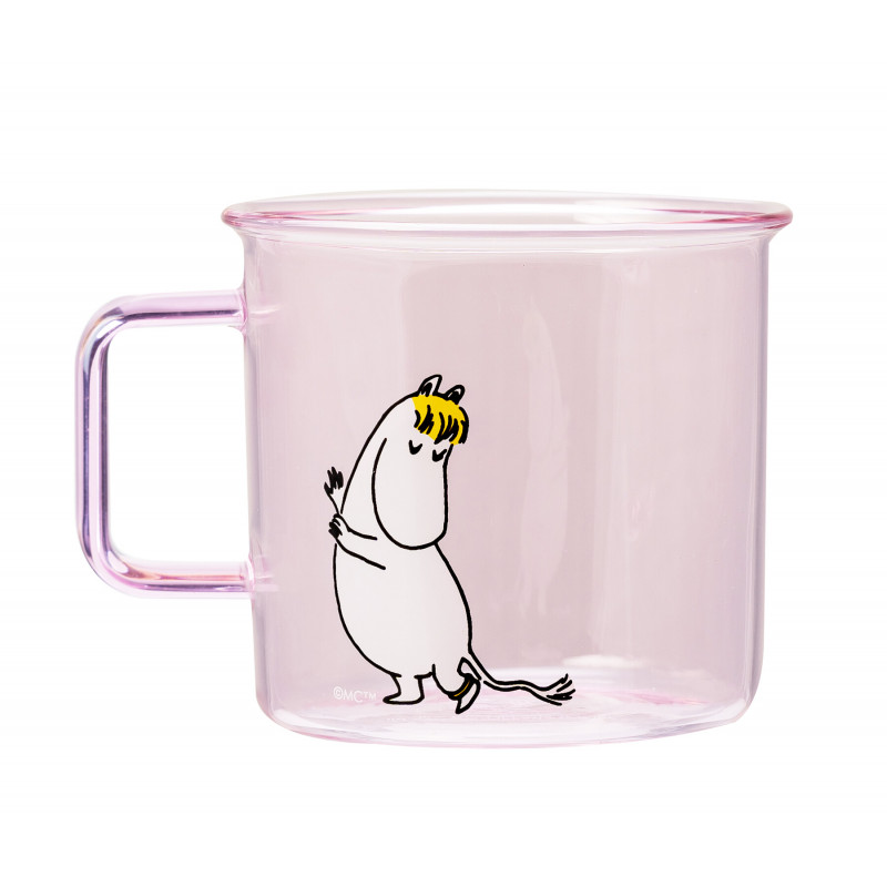 Moomin Borosilicate Glass Mug Snorkmaiden 0.35 L Pink