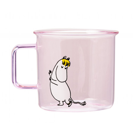 Moomin Borosilicate Glass Mug Snorkmaiden 0.35 L Pink