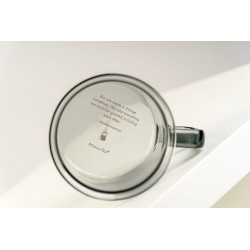 Moomin Borosilicate Glass Mug Moominmamma 0.35 L Grey