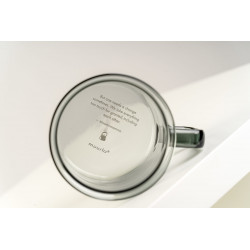 Moomin Borosilicate Glass Mug Moominmamma 0.35 L Grey