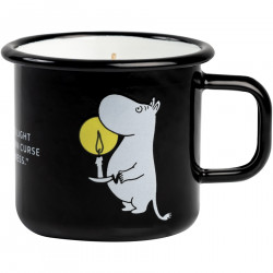 Moomin Enamel Mug With Candle Amnesty 0.37 L Muurla