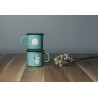 Moomin Enamel Mug Moomintroll Retro Mint 0.37 L