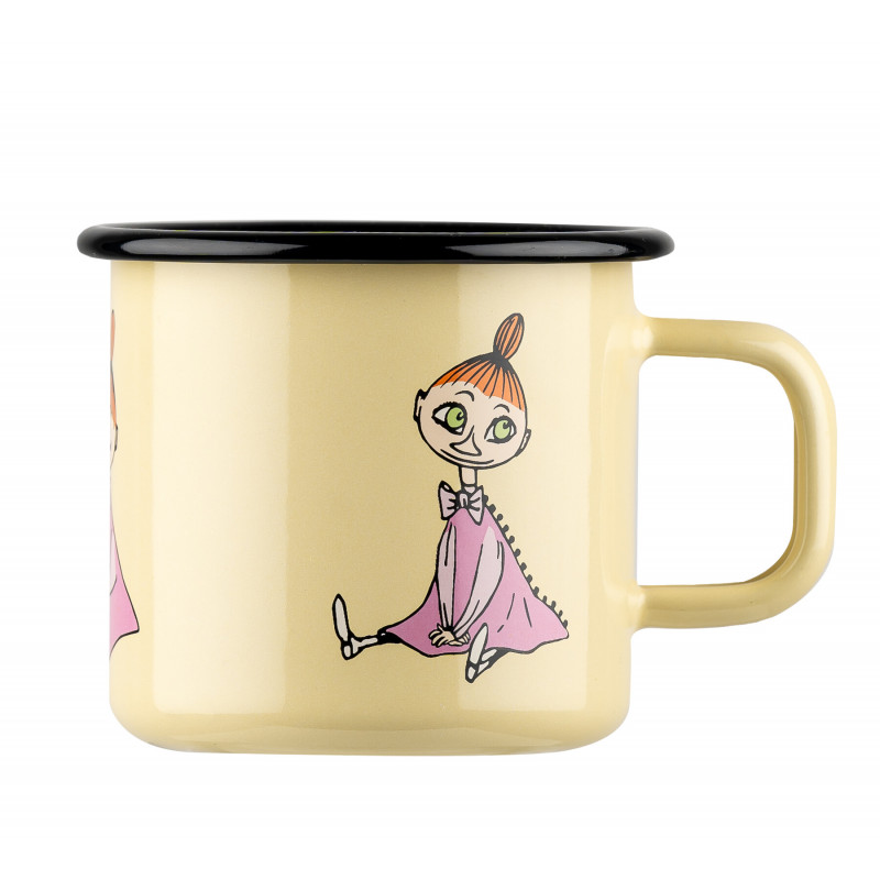 Moomin Enamel Mug Mymble Retro Yellow 0.37 L