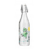 Moomin Glass Bottle with Lid Fun in the Water 0.5 L Muurla