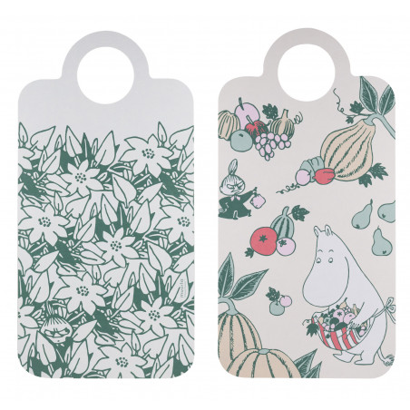 Moomin Chop and Serve Board Birch Veneer Seasonal Delicacies  23 x 44 cm
