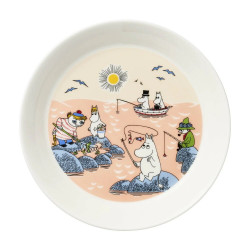 Moomin Seasonal Plate Summer 2022 Fishing