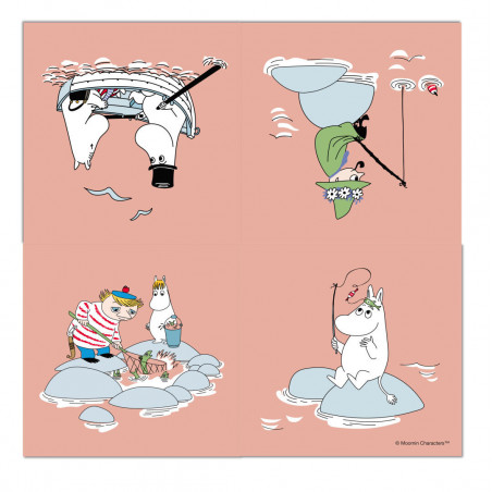 Moomin Fishing Napkins Summer 2022 33 x 33 cm 20 pcs