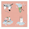 Moomin Fishing Napkins Summer 2022 33 x 33 cm 20 pcs