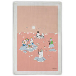 Moomin Fishing Kitchen Tea Towel Summer 2022 50 x 70 cm
