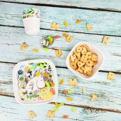 Moomin in the Meadow Melamine Plate Square