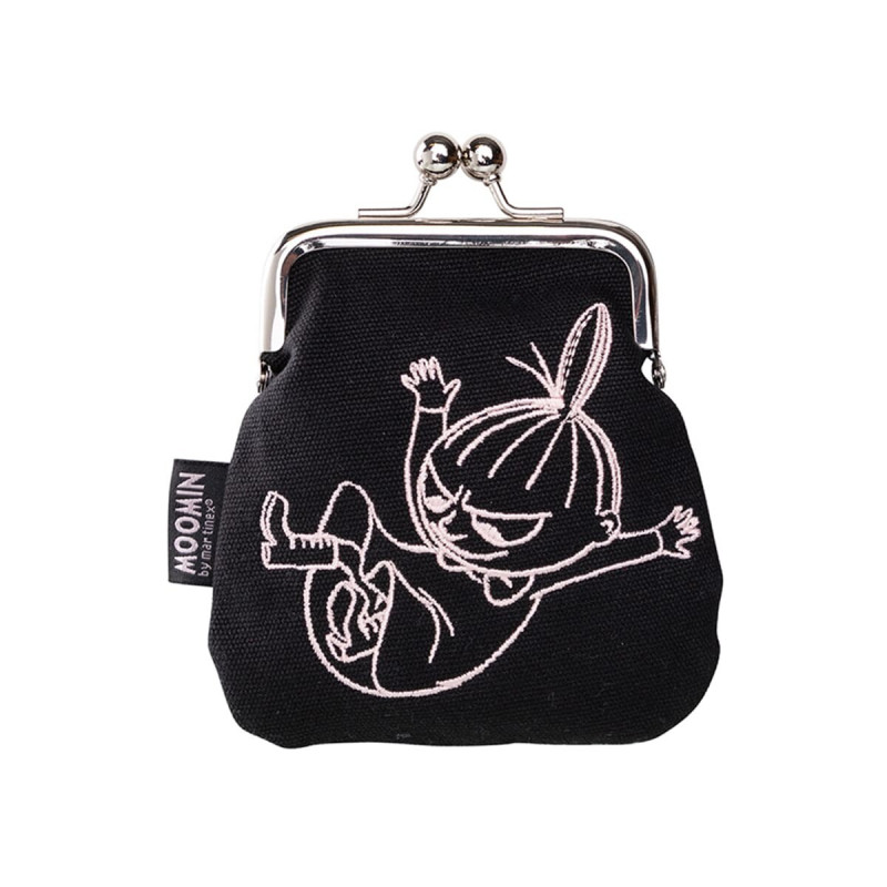 Moomin Sanna Coin Pouch Jumping Little My Embroidered