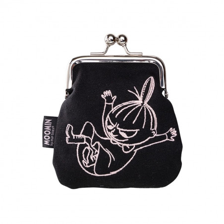 Moomin Sanna Coin Pouch Jumping Little My Embroidered