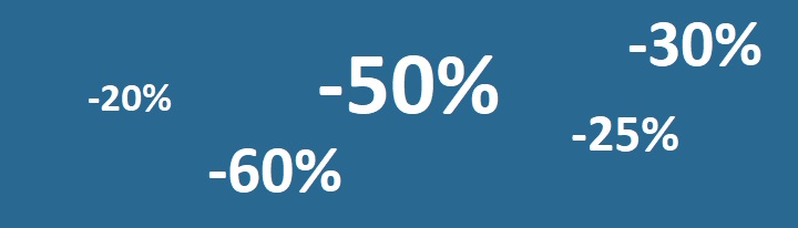 All discounts up to 60%