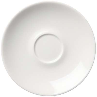 24h White Saucer 17 cm