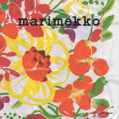Marimekko Paper Napkins Ursula 33 x 33 cm, 20 pcs