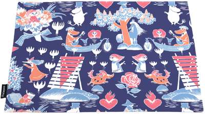 Moomin Table Mat Magic Moomin Dark Blue 2 pcs 46 x 35 cm