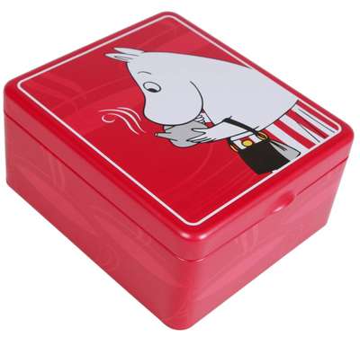 Moomin Tea Tin Box Moominmamma Red