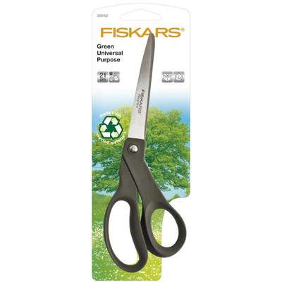 Fiskars Green Recycled Office Universal Scissors 21 cm