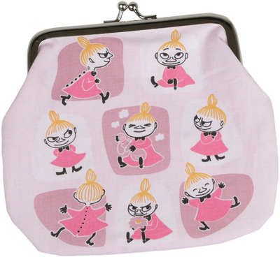 Moomin Purse Medium Little My Patches Pink