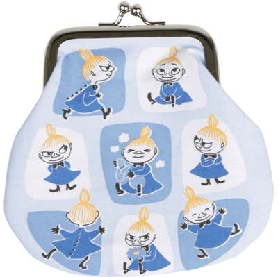 Moomin Small Purse Little My Patches Blue