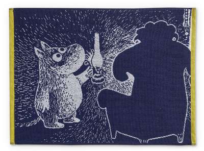 Moomin Hand Towel Ancestor Dark Blue 50 x 70 cm Finlasyon
