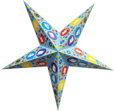 Moomin Star Light Blue 17 x 45 cm