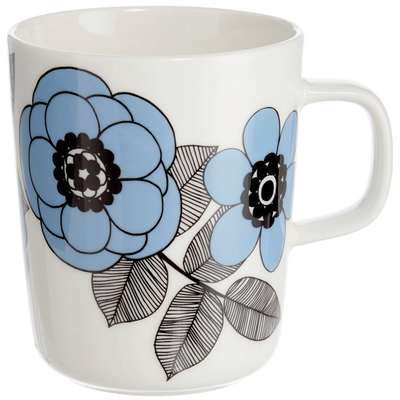Marimekko Oiva Kestit Mug Blue 0.25 L