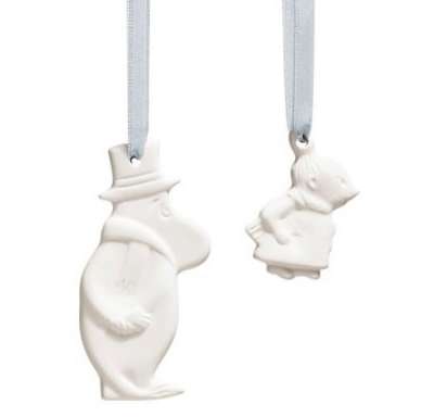 Moomin Decoration 2-set Winter Forest
