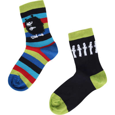 Moomin Stinky Hattifatteners Mix and Match 2 pairs Socks 31-34