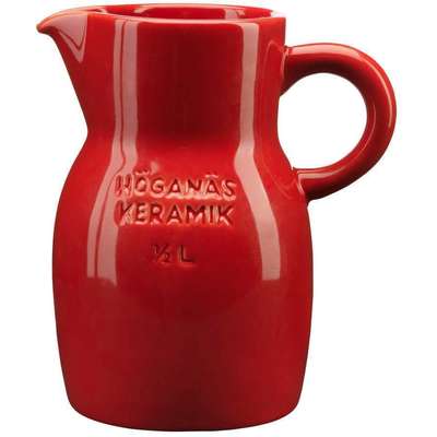 Hoganas Keramik Kanna Red Pitcher 0.5 L