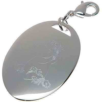 Moomin Snorkmaiden Metal Pendant Jewellery Muurla Design
