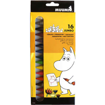 Moomin Jumbo Crayons Non Toxic 16 pcs