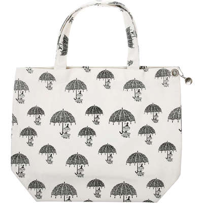 Moomin Shopping Bag Nana Pepper White