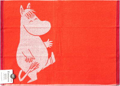 Moomin Terry Towel Snorkmaiden Coral 50 x 70 cm Finlayson