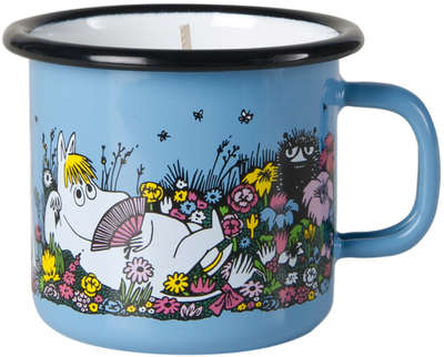 Moomin Enamel Mug With Candle Moment Together 0.25 L Muurla