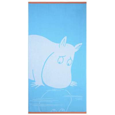 Moomin Bath Towel Moomintroll Turquoise 70 x 140 cm Finlayson