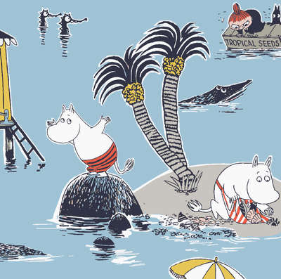 Moomin Paper Napkins Treasure Island 20 pcs 33 cm