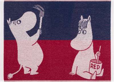 Moomin Hand Towel Paint 50 x 70 cm