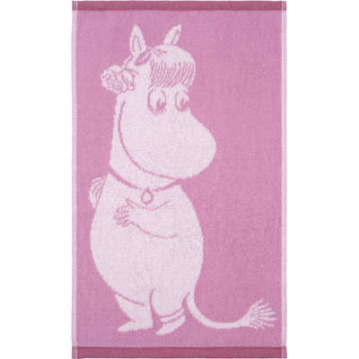 Moomin Hand Towel Snorkmaiden Love Pink 30 x 50 cm Finlayson